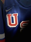 Team Usa Jack Hughes  86  Winter Olympics Nike Authentic Hockey Jersey Men   s M