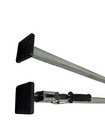 Heavy Duty Ratchet Load Lock Cargo Bar With Rubber Ends  range 86 -104   2 Pack