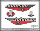 Decals Kit Johnson Oceanpro 90hp Outboard Stickers Die-cut
