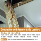 55-1 Attic Ladder Spreader Hinge Arms For Werner Models Mk 1-3  A2208  W2208