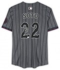 Juan Soto New York Mets Autographed Nike 2024 City Connect Limited Jersey
