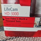 Microsoft Lifecam Hd-3000 Web Cam 720p Hd Widescreen Video Pc   usb  1492 - New