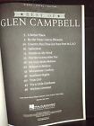 Glen Campbell Songbook Best Of Glen Campbell Sheet Music Piano Guitar Vocal New 
