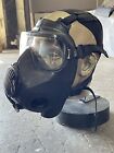 Gas Mask  C50 With Clear Outsert And Drop Leg Bag  Medium  Avon Protection  Used