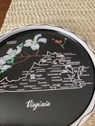Vintage 11  Metal State Souvenir Plate -  Virginia