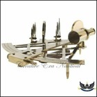 Nautical  Kelvin   Hughes Vintage Brass Sextant Marine  Maritime Navigational