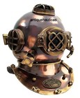 18 Inch Antique Mark V U s Navy Divers Diving Helmet Retired Navy Officer  X-mas
