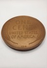 Vintage Jumbo Plastic Penny Lincoln 1909 Wheat Penny Cent