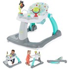 Tiny Steps 2 In 1 Foldable Infant And Baby Walker With Wheels  Seated Or Walk   