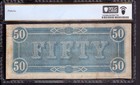 1864  50 Confederate States Of America Note Currency T-66 Pf-3 Pcgs B Vf 30  04 