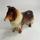 Vintage Collie Dog Figurine 5 1 4  Long X 3 1 4  Tall Made In Japan