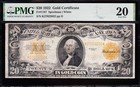 Very Nice Bold   Crisp Vf 1922  20 Gold Certificate  Pmg 20  Free Ship  22032
