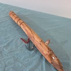 Fishing Spear Wooden Harpoon Spear W  Cord Line Attached  Wood   Metal