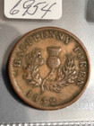 1832 Half Penny Nova Scotia -  lower Canada 