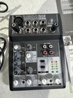 Behringer Xenyx 502 Premium 5 Input 2 Bus Mixer  no Power Supply  Tested Works