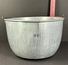 Antique Wearever Aluminum 15qt Stock Pot Bucket Pour Spout Camp Canning Cook Can