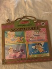  2  Melissa   Doug Wooden Puzzle Set 16 Pieces Take-along Case