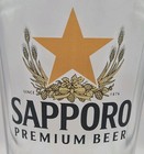 Sapporo Premium Beer 16oz Beer Pint Glasses Made In Japan