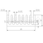 1pcs Aluminum Heat Sink Cooling Led Power Ic Transistor 100x25x10mm For Computer