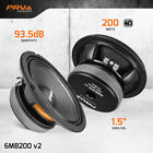 4x Prv Audio 6mb200 V2 Midbass Car Audio 6 5  Speakers 8 Ohm 6mb Pro 800 Watts