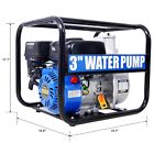 3inch 209cc 7hp 4 Stroke Gas Powered Full Trash Water Pump 50ft Discharge Hose