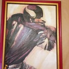 1960 s Vintage Dave Boss David Nfl Minnesota Vikings Oil Painting Canvas Framed