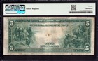 1914  5 Federal Reserve Star Note Boston Fr 847a  White Mellon Pmg Very Fine 20
