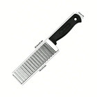 Wavy Potato Slicer Stainless Steel French Fry Vegetable Cutter For Home Kitchen