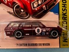 Hot Wheels 2014 Super Treasure Hunt 71 Datsun Bluebird 510 Wagon Smooth Grille