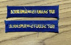 Boy Scouts Of America Program Strip Patches  blue   Gold  - Lot Of 2