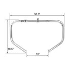 1 1 4 Crash Bar For Harley Road King Street Glide Road Glide Electra Glide 09 23