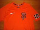 Evan Longoria San Francisco Giants 2021 Game Used Worn Nike Pre-game Bp Jersey
