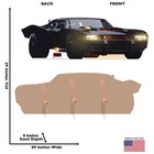 Batmobile  the Batman  Cardboard Cutout Standup Standee 7  5  Wide Free Shipping