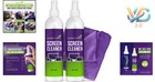 2-pack Screen Cleaner Spray   Microfiber Cloth 8oz For Tv  Phone  Monitor