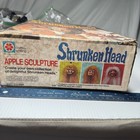Vtg 1975 Mb Shrunken Head Apple Sculpture Kit Vincent Price Horror Near Complete