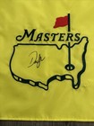 Dustin Johnson Signed Masters Flag Psa dna Coa Undated Golf Golfer 2020 Pga Open