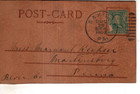 Antique Leather Postcard       will Be With You Soon 