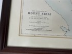 The Peninsula Of Mount Sinai Map Observations On The Ground Rev Fw Holland 1868