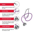 Ever Ready First Aid Dual Head Stethoscope - 1 Count  pack Of 1   Lavender 