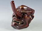 Vintage Japanese Iron Noh Mask -tengu- Braggart Very Rare Product
