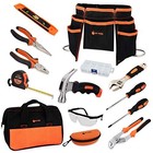 Joytown Kids Real Tool Set - Junior Steel Forged Tool Kit For Children With Real