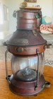 Antique Anchor Original Maritime Ship Light Lantern Lamp Nautical Decor
