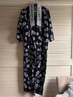 Vintage Japanese Yukata Indigo Dyed Cotton Lightweight Summer Kimono Robe