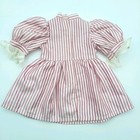 American Girl Doll Samantha Striped Birthday Dress 1989 Pleasant Company