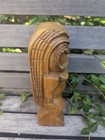 Vtg Tiki Margal California Wooden Carving  8   