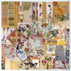 260 Pieces Vintage Scrapbook Supplies Pack Vintage Ephemera Bundle Junk Journal