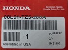 Genuine Acura Towing Hitch Wiring Harness 08l91-tz5-200a