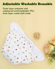 Baby Cloth Diapers 6 Pack 12 In Adjustable Washable Reusable Alvababy Inserts