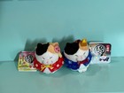 Hige Manjyu Lucky Cat Hot Spring Mi-sama Set Of 2 Plush Charm