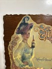 Vtg Rare Buffalo Brewing Beer Sign Plaque Enjoy Naturally Brewed Lady Handmade